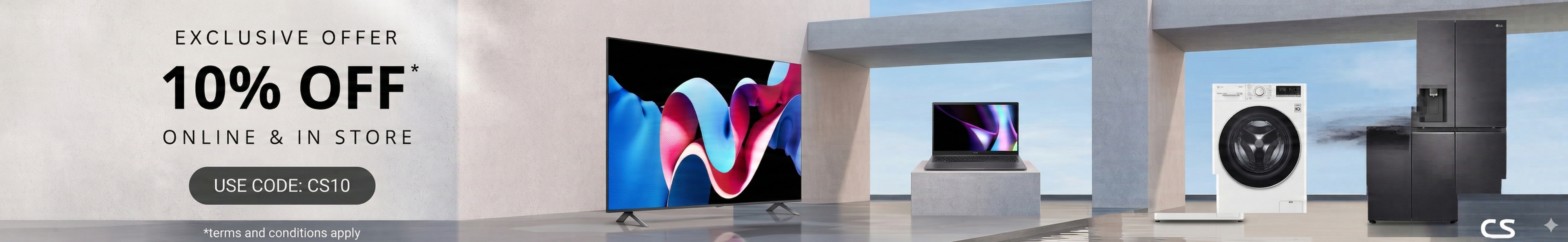 Use Code CS10 On Any Appliance
