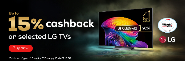 LG Up to 15% Off - 23.09.26 - 27.10.26 