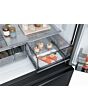 Haier HFR59F18CWMB French Door Style Fridge Freezer - Black