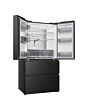 Haier HFR59F18CWMB French Door Style Fridge Freezer - Black