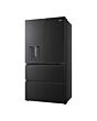 Haier HFR59F18CWMB French Door Style Fridge Freezer - Black