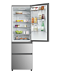 Haier HTR3618DNMG 60/40 Combi Fridge Freezer Black