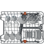 Hotpoint HP2ID10CS80UK Slimline Dishwasher, 10 Settings