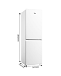 Midea MDRB379FGD01 54.7cm 60/40 No Frost Fridge Freezer