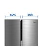 Midea MDRS619FIE46 83.5cm 460L Frost Free Fridge Freezer - Stainless Steel