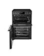 MIDEA MFO24EME4R118-B K 60cm Double Oven Cooker with Ceramic Hob - Black