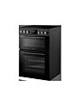 MIDEA MFO24EME4R118-B K 60cm Double Oven Cooker with Ceramic Hob - Black