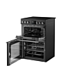 Midea MFO24EME4R118-BK 60cm Double Oven Cooker Black