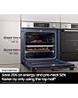 Samsung NV7B45305AK/U4 59.5cm Built In Electric Single Oven - Black Glass