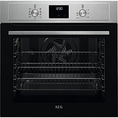 AEG BEX33501EM 59.4cm Built In Electric Single Oven - Stainless Steel