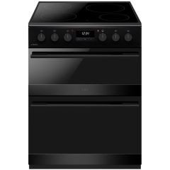 CDA CFC6100MB 60Cm Freestanding Cooker With Ceramic Hob And Airfry Tray
