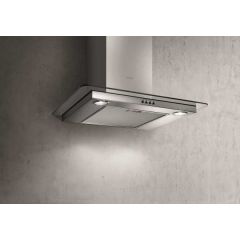 ELICA FLATGLASSNS60IX Elica 60Cm Flat Glass Chimney Hood Stainless Steel