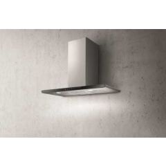 ELICA GALAXYBLIXA80 Elica 80Cm Galaxy Chimney Hood Black Glass + Stainless Steel