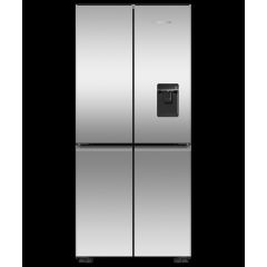 F&P RF500QNUX1 79cm Quad Door Frost Free Fridge Freezer - Stainless Steel