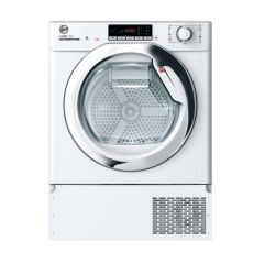 Hoover BHTDH7A1TCE Heat Pump Tumble Dryer 7Kg, White With Chrome Door