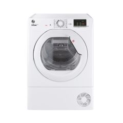 Hoover HLE C9DE Hoover H-Dry 300 9Kg Condenser Tumble Dryer, Aquavision, White, Sensor Dry, Nfc