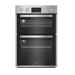 Hotpoint 89cm Built In Double Fan Oven with Enamel Liners