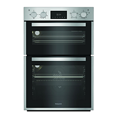 Hotpoint DIH10DIX 59.4cm Built-in Electric Double Oven Silver