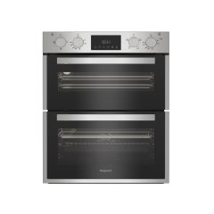 Hotpoint 72cm Built Under Double Fan Oven with Enamel Liners