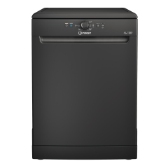 Indesit D2F HK26 B UK D2FHK26BUK 60cm Dishwasher - Black - 14 Place Setting
