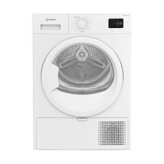 INDESIT IDHE80W 8Kg Heat Pump Tumble Dryer With Steam Technology - White