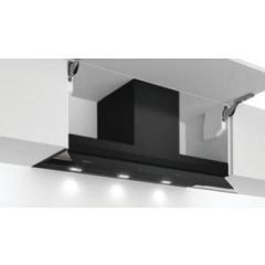 Neff D95XAM2S0B N 70, Integrated Design Hood, 90 Cm, Clear Glass Black Printed, Black