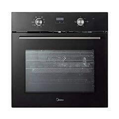 MIDEA MBO65M90D2-BK Xpress Fry Mbo65m90d2-Bk Multifunction Built In Single Oven - Black