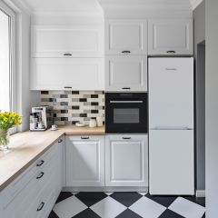 Montpellier MLF1770EWWD 54cm 50/50 Low Frost Fridge Freezer - White