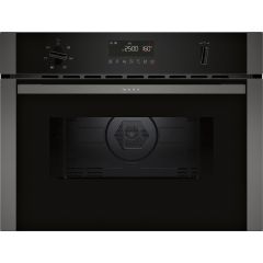 NEFF C1AMG84G0B Neff C1AMG84G0B 44 Litres Built In Microwave Oven with Hot Air - Black with Graphite
