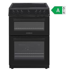 Nordmende CTEC62BK Nordmende Fs 60Cm Twin Cavity Electric Fan Cooker With Ceramic Top Black