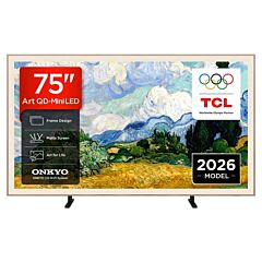 TCL 75A400 PRO-UK 75" 4K Ultra HD QD-MINI LED AI Art TV