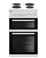 Beko EDP503W 50cm Electric Double Oven with Grill Cooker - White