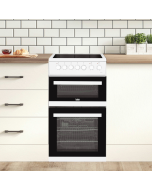 Beko EDVC503W 50cm Electric Double Oven - White