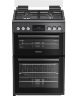 Blomberg GGRN655N  60cm Double Oven Gas Cooker with Gas Hob - Anthracite