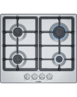 Bosch PGP6B5B90 58.2cm Gas Hob - Stainless Steel