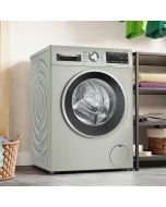 Bosch WGG254ZSGB 10kg 1400 Spin Washing Machine - Silver Inox