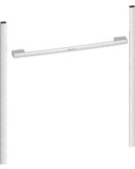 Neff Z9060MY0 Flex Design Kit, 60 Cm, Metallic Silver, For A Single Fullsize Oven + For A Compact Ov