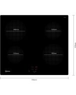 T36CA50X1U, Induction hob