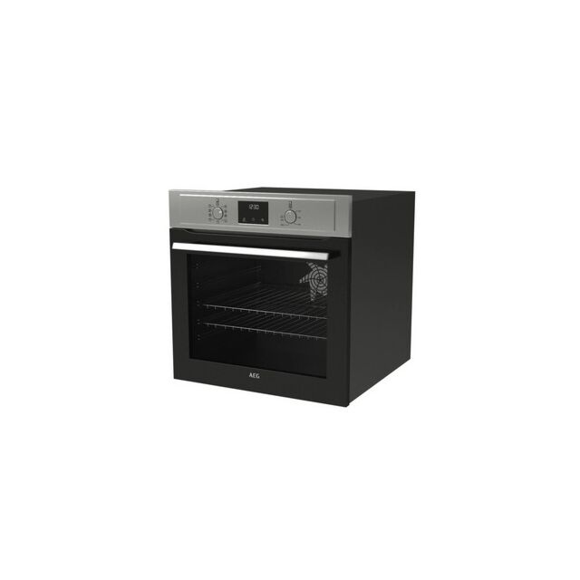 AEG BEX33501EM 59.4cm Built In Electric Single Oven - Stainless Steel