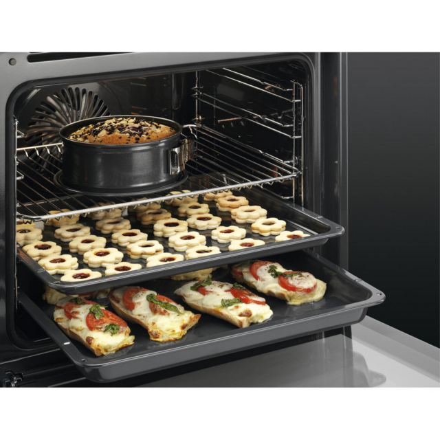 AEG BEX33501EM 59.4cm Built-In Electric Oven Steel
