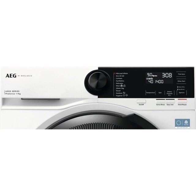 AEG LFR62944B 9kg 1400 Spin Washing Machine - White