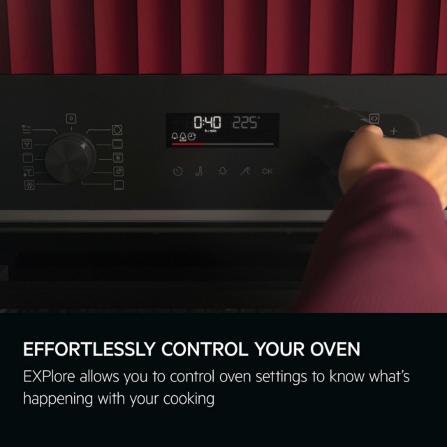 AEG OU5PB40XK Built-In Electric Single Oven Black