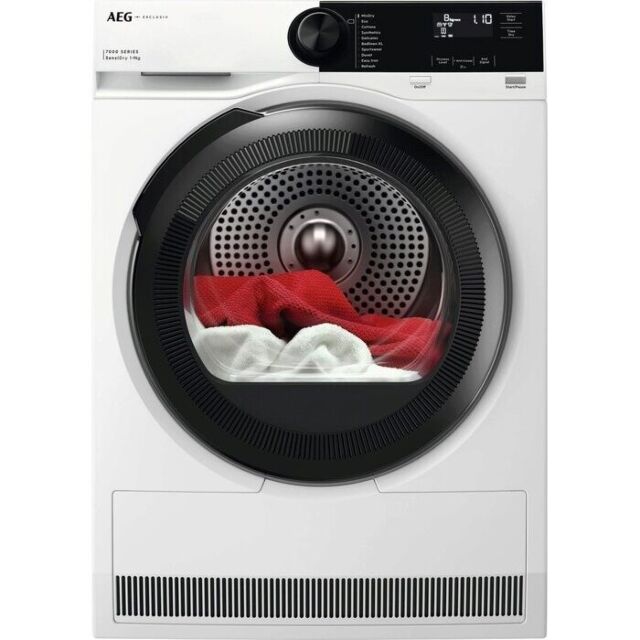 AEG TR729A4B 9kg Heat Pump Tumble Dryer - White