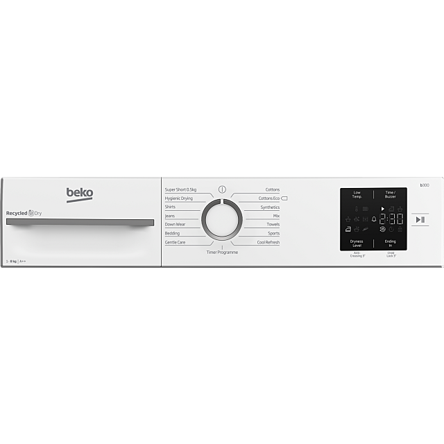 Beko 8kg Heat Pump Tumble Dryer - White