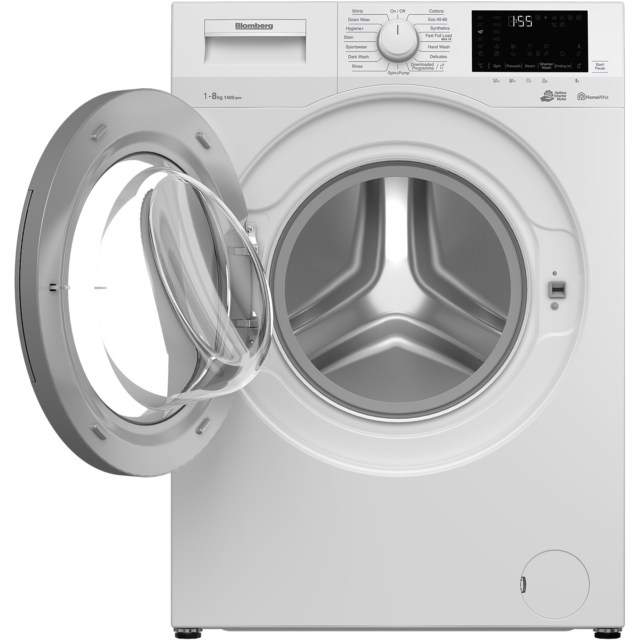 Blomberg LWF184410W 8kg 1400 Spin Washing Machine with Bluetooth Connection - White