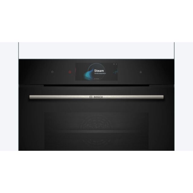 Bosch CSG7584B1 59.4cm Built-In Compact Steam Oven - Black