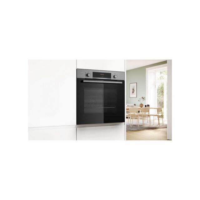 **FREE INSTALL & RECYCLE**Bosch HQA534BS3B 59.4cm Built In Electric Single Oven - Stainless Steel ***EX DISPLAY***