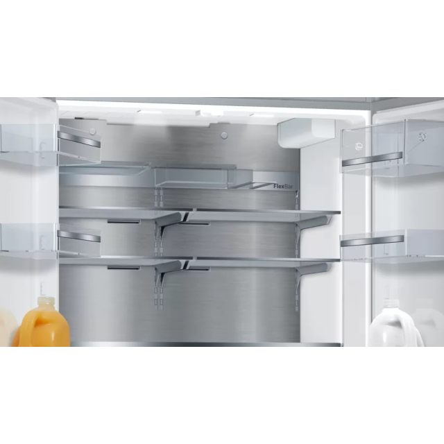 Bosch KFF96PIEP Series 8 French Door American Style Fridge Freezer - Inox