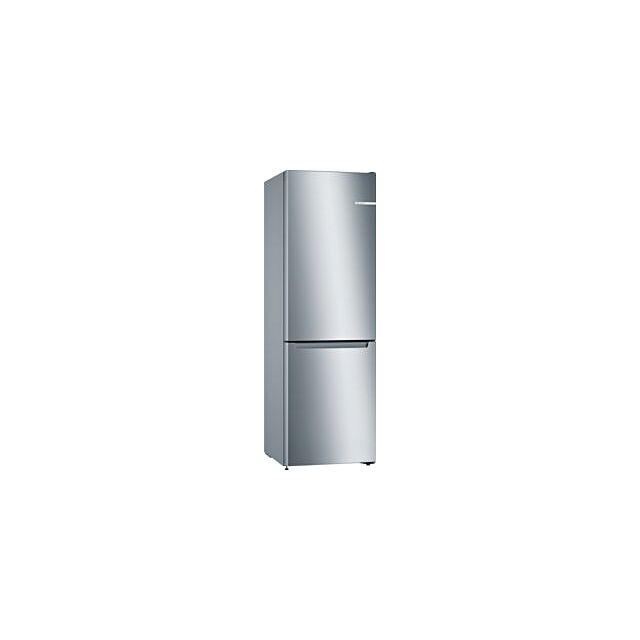 Bosch KGN33NLEBG Series 2 Free-Standing Fridge-Freezer With Freezer At Bottom 176 X 60 Cm Stainless 