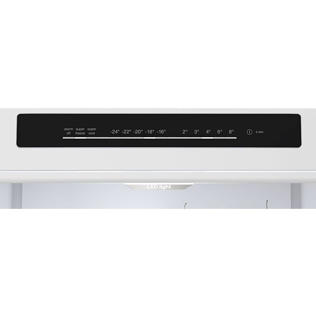 Bosch KGN392LAGG 60cm 60/40 Total No Frost Fridge Freezer - Stainless Steel Look
